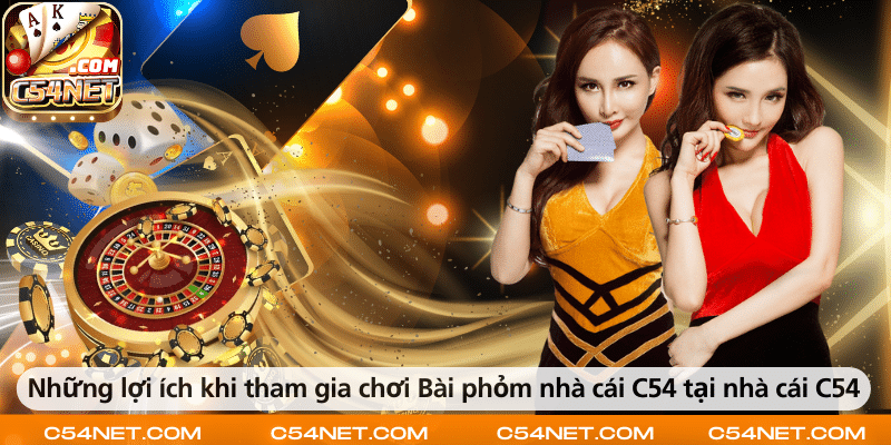 Những lợi ích khi tham gia chơi bài phỏm tại nhà cái C54 gồm luật chơi minh bạch, giao diện dễ dùng và cơ hội nhận thưởng hấp dẫn.